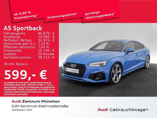 Audi A5 Sportback 45 TFSI qu. S tronic S line Massage