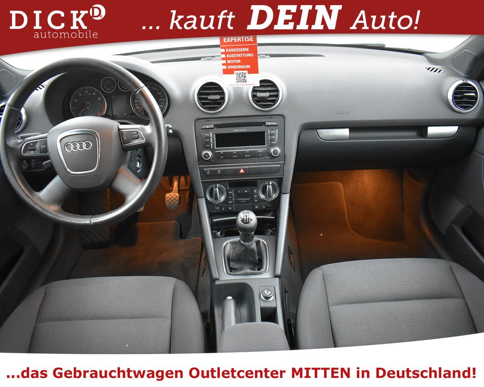 Audi A3 SB 1.4 TFSI Attract. XEN+SHZ+PDC+TEMP+MFL+17"