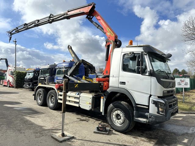 Volvo FMX 370 6x4 HOOKLIFT + CRANE PALFINGER PK18002-E