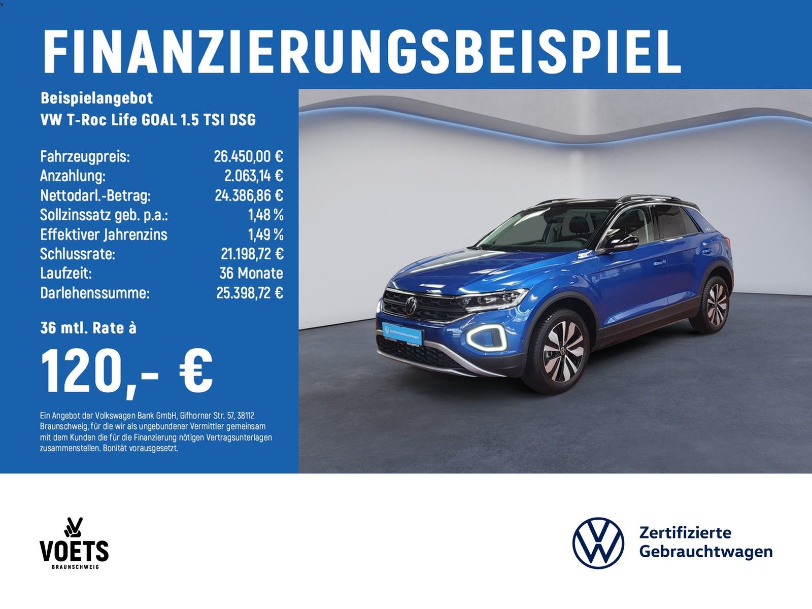 Volkswagen T-Roc Life GOAL 1.5 TSI DSG LED RearView ACC SHZ foto 1
