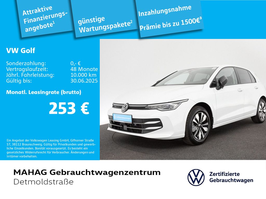 Volkswagen Golf VIII 1.5 TSI GOAL LED+ Navi AHK 6-Gang