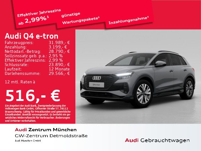 Audi Q4 e-tron 50 qu. advanced Navi+/Virtual/PDC+