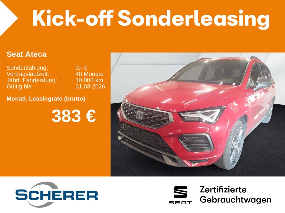 Seat Ateca FR 2.0 TDI DSG AHK Pano Standheizung Leder