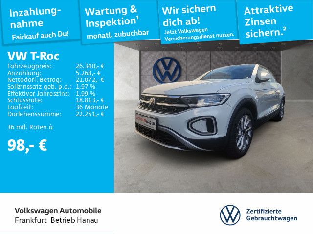 Volkswagen T-Roc Cabrio 1.0 TSI Style Navi LED Heckleuchten