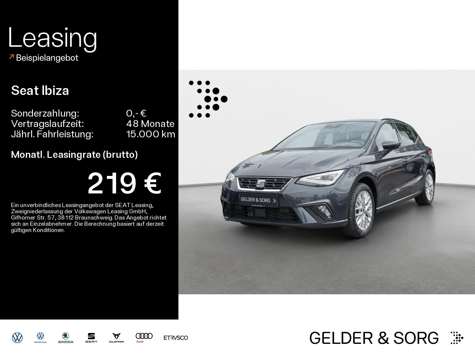 Seat Ibiza 1.0 TGI FR Navigation*Rückfahrkamera*LED