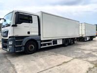 MAN TGX 26.400 6x2 + ACKERMANN Kühlkoffer Anhänger