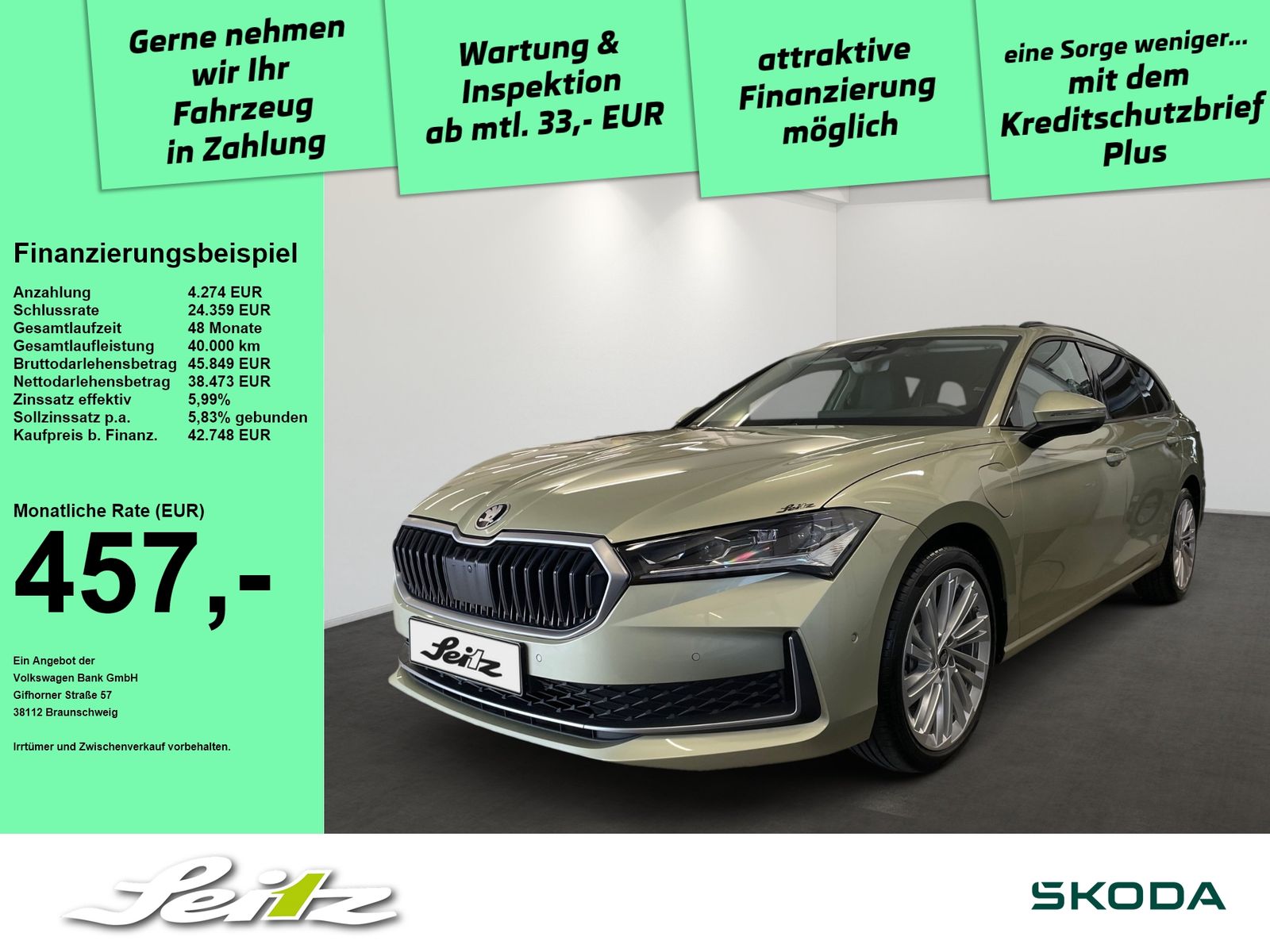Skoda Superb Combi 1.5 TSI iV Selection *HEAD-UP*MATRI