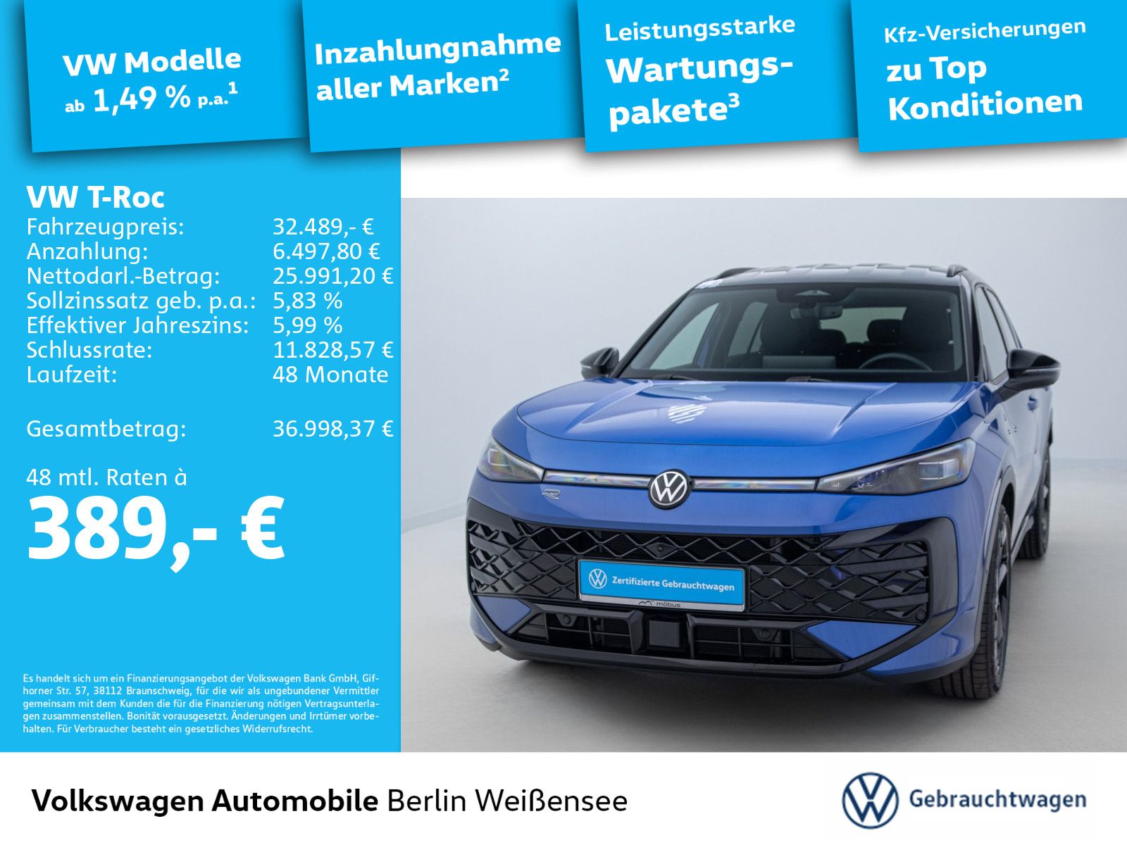 Volkswagen T-Roc R-Line 1.5 eTSI DSG 360° IQ.Lights NAV ACC foto 2