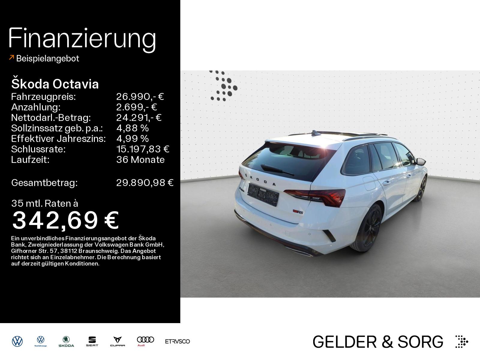 Skoda Octavia Combi RS 2.0 TDI LED*Navi*AHK*Panorama