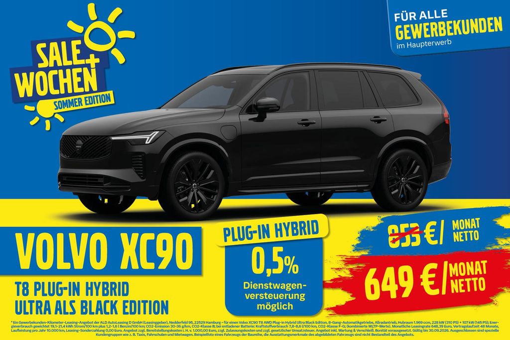 Volvo XC90 T8 AWD Plus Black Edition 21" 360° HUD PANO