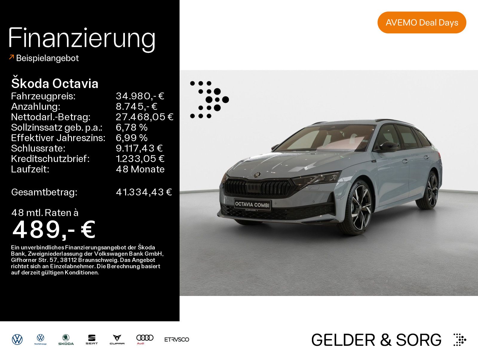 Skoda Octavia Combi Sportline 2.0 TDI DSG AHK|ACC|HUD