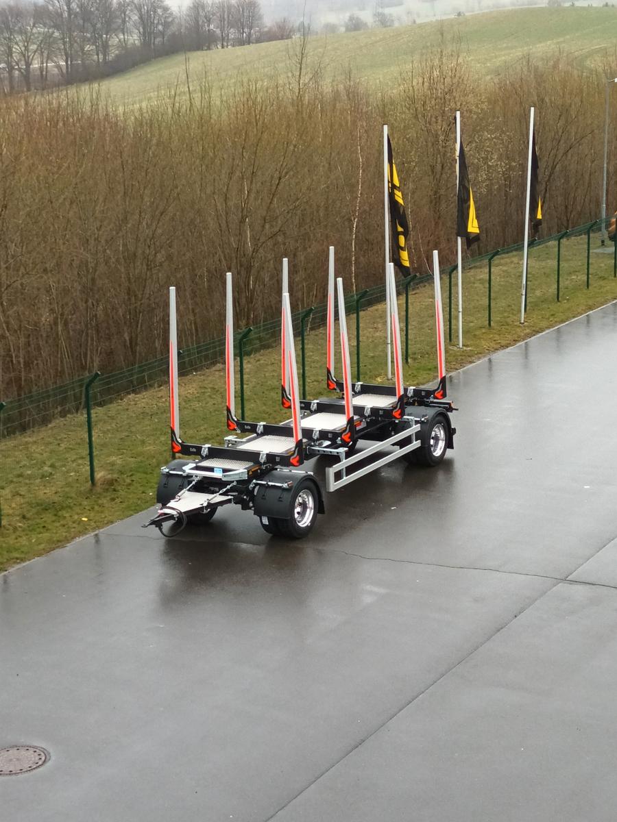 Doll rapid+ 2-Achs-Kurzholzanhänger A2G-LZ64 ALPHA