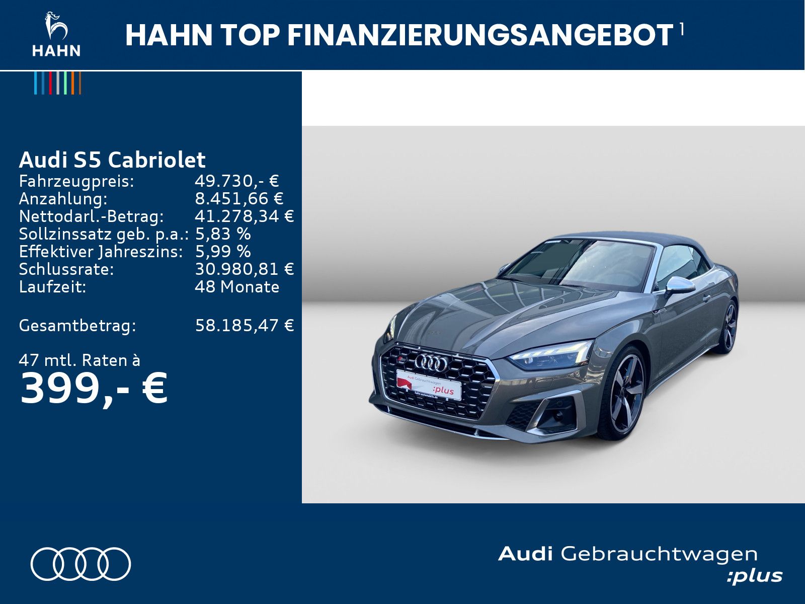 Audi S5 Cabriolet TFSI quattro tip-trc Matrix 360° AH foto 2