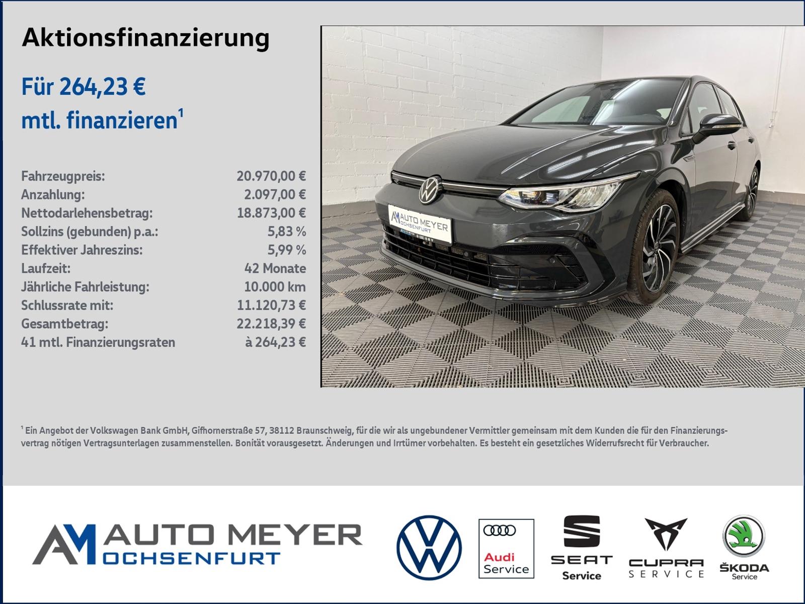 Volkswagen Golf R-Line 1.5 eTSI DSG Kamera LED SHZ