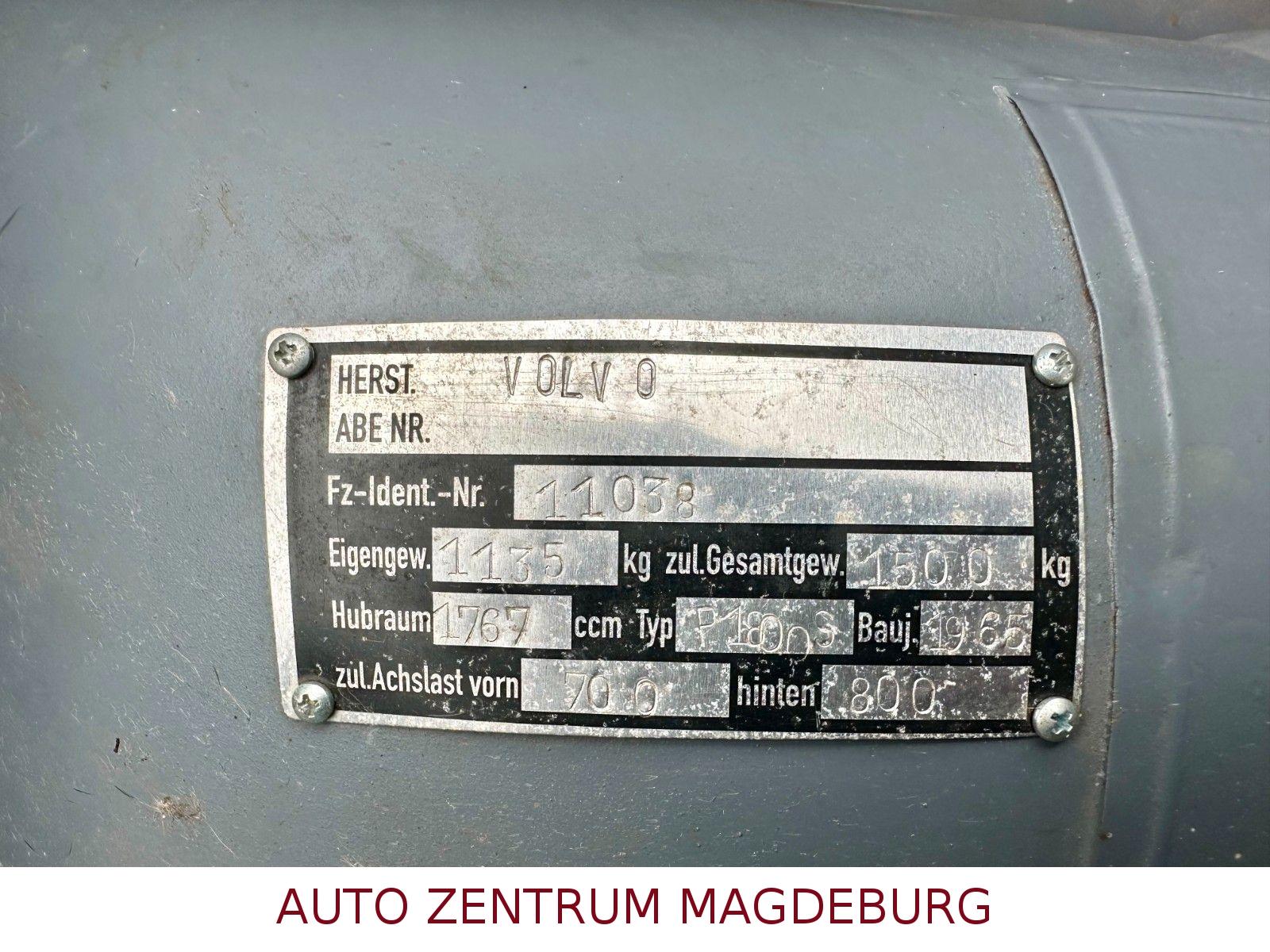 Volvo Andere P 1800S*H Zulassung*OLDTIMER