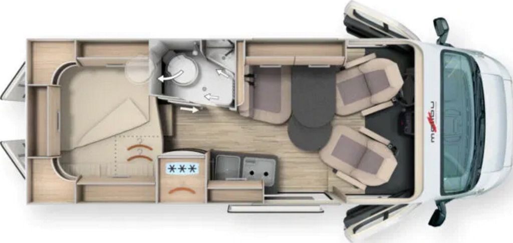 Malibu Van comfort 600 DB !! Sie sparen 4.660,- !!