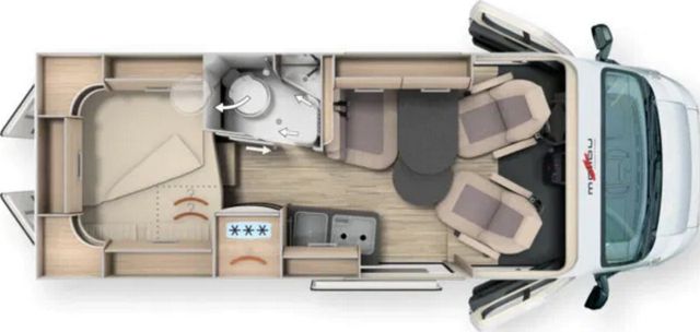 Malibu Van comfort 600 DB family for four