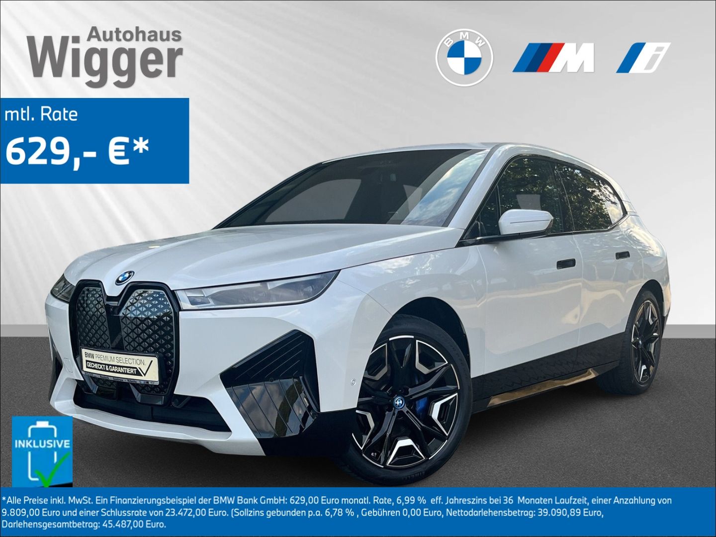 BMW iX Ed. Sport xDrive40 AHK HarmanKardon ACC Leder foto 1