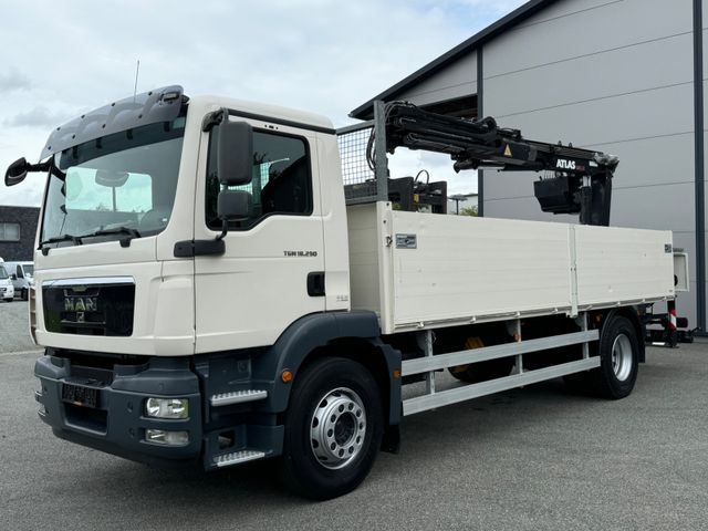 MAN TGM 18.290.LL Baustoffpritsche Atlas 125.2V Kran