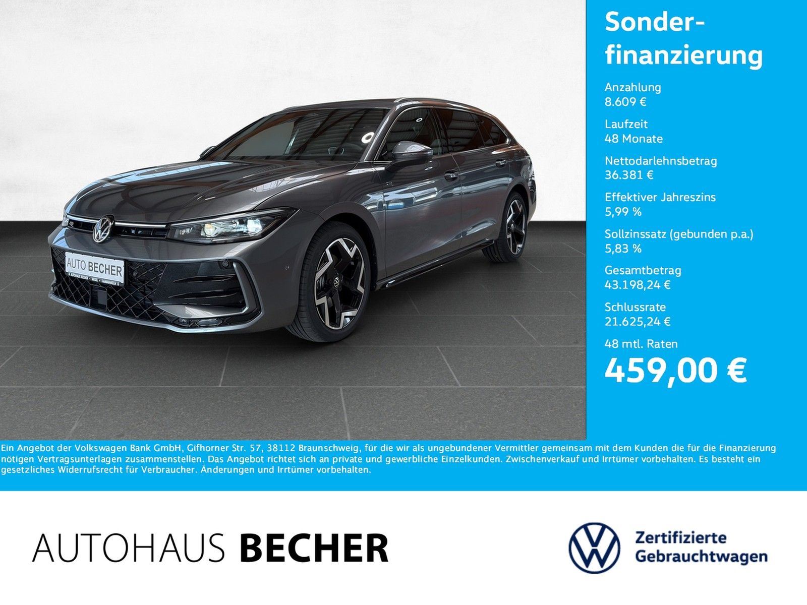 Volkswagen Passat Variant R-Line 2.0 TDI DSG /AHK/Matrix