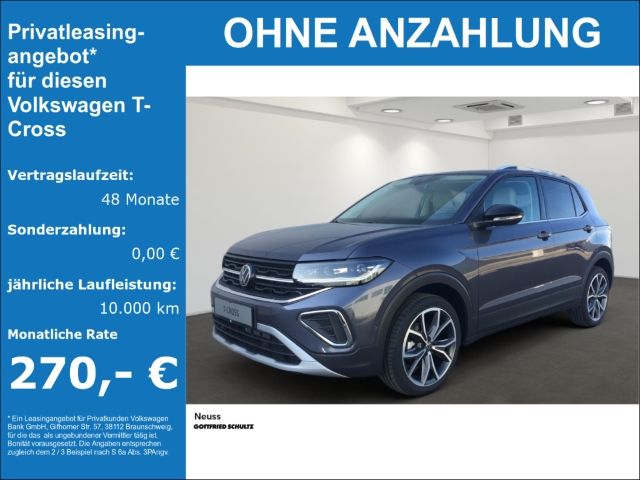 Volkswagen T-Cross STYLE 1.0 TSI DSG NAVI LED AHK KAMERA