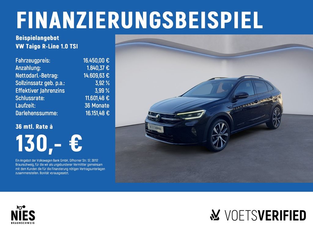Taigo R-Line 1.0 TSI MATRIX-LED+RearView+BEATS