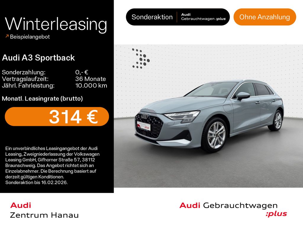 A3 Sportback 40 TFSIe advanced*NAVI-PLUS*LED*KAM