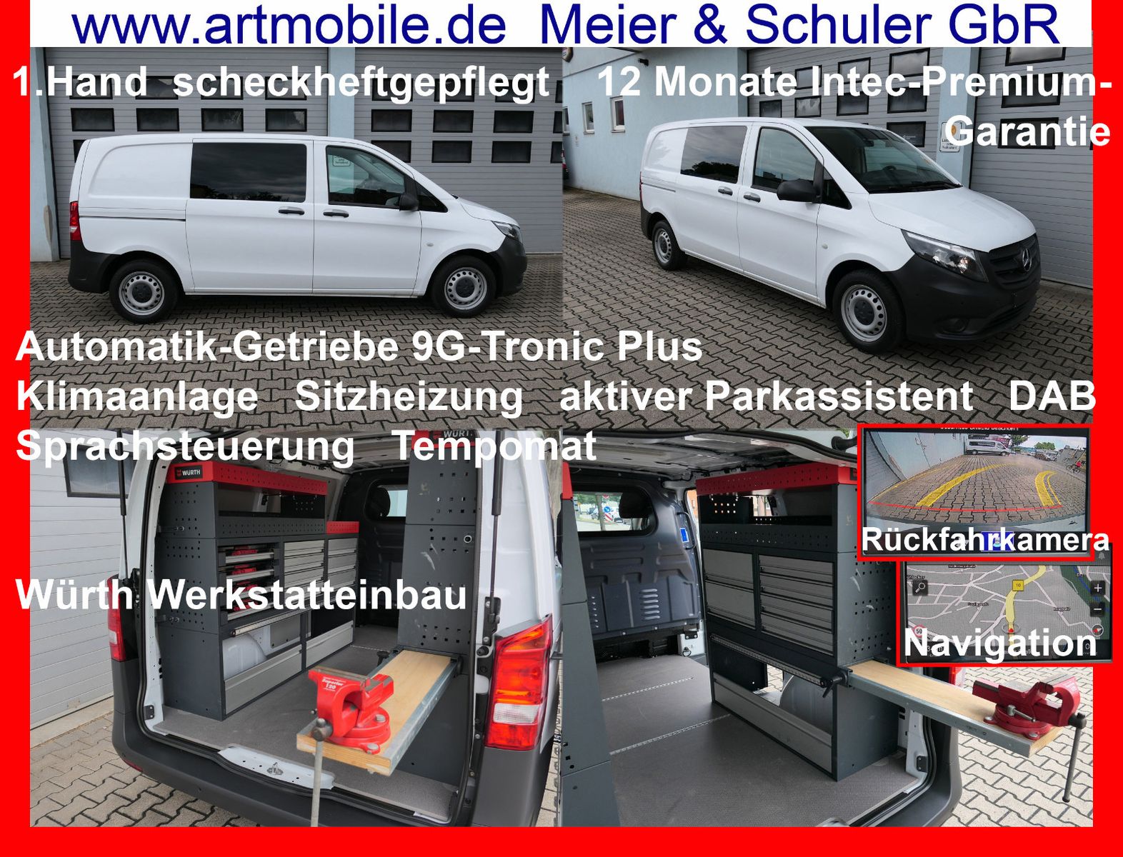 MERCEDES-BENZ Vito 114 CDI kompakt Automatik Werkstatteinbau