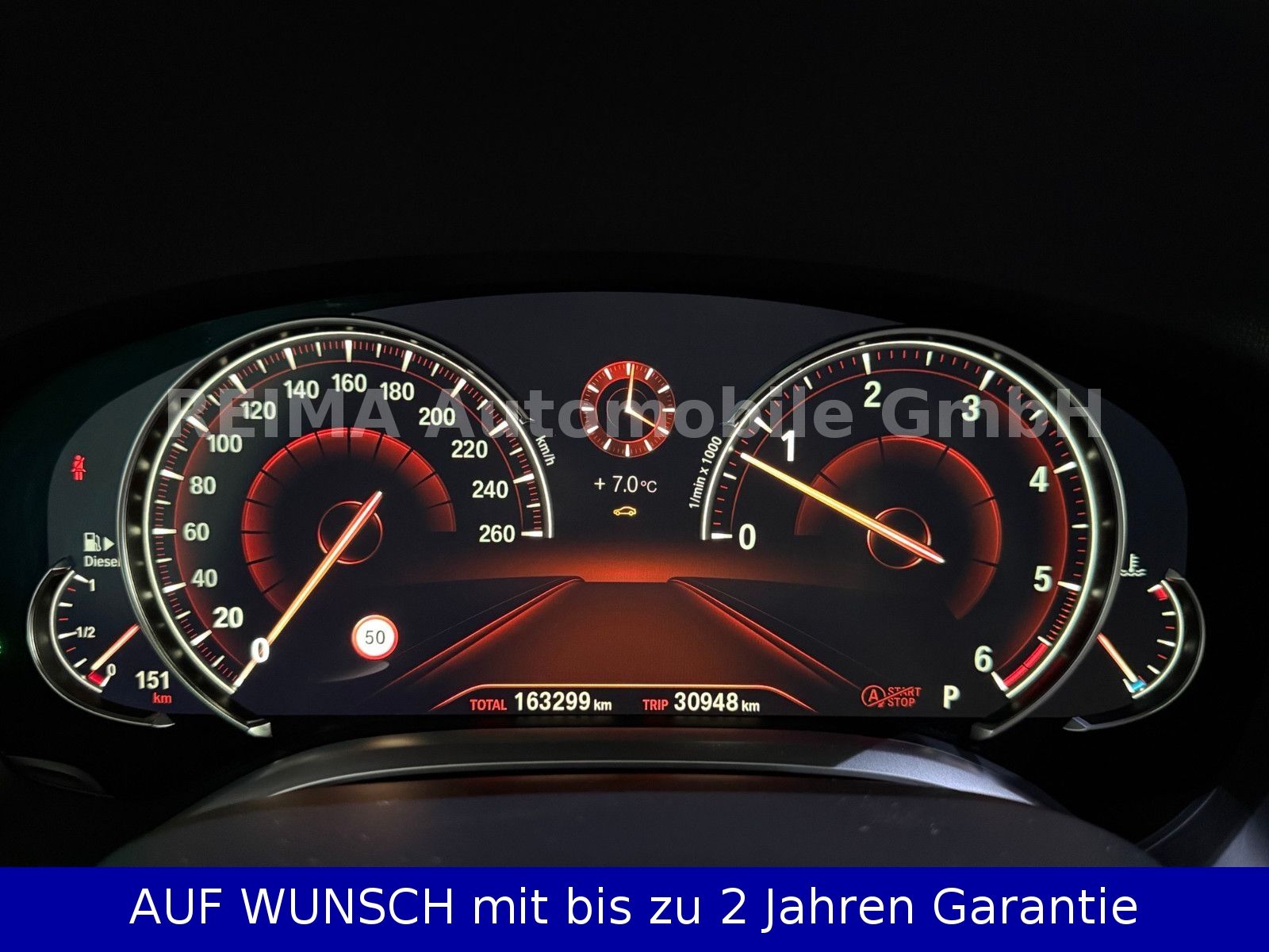 Fahrzeugabbildung BMW 740 d xDrive, Massage, Laser, ACC, HUD, H&K