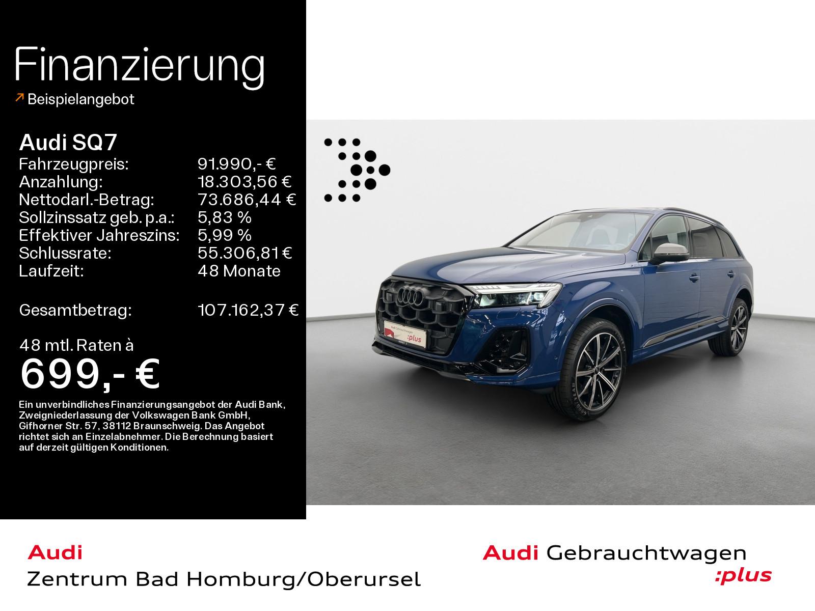 Audi SQ7 SUV TFSI*Navi*Matrix*Alu*AHK*HUD*B&O*PDC*Car