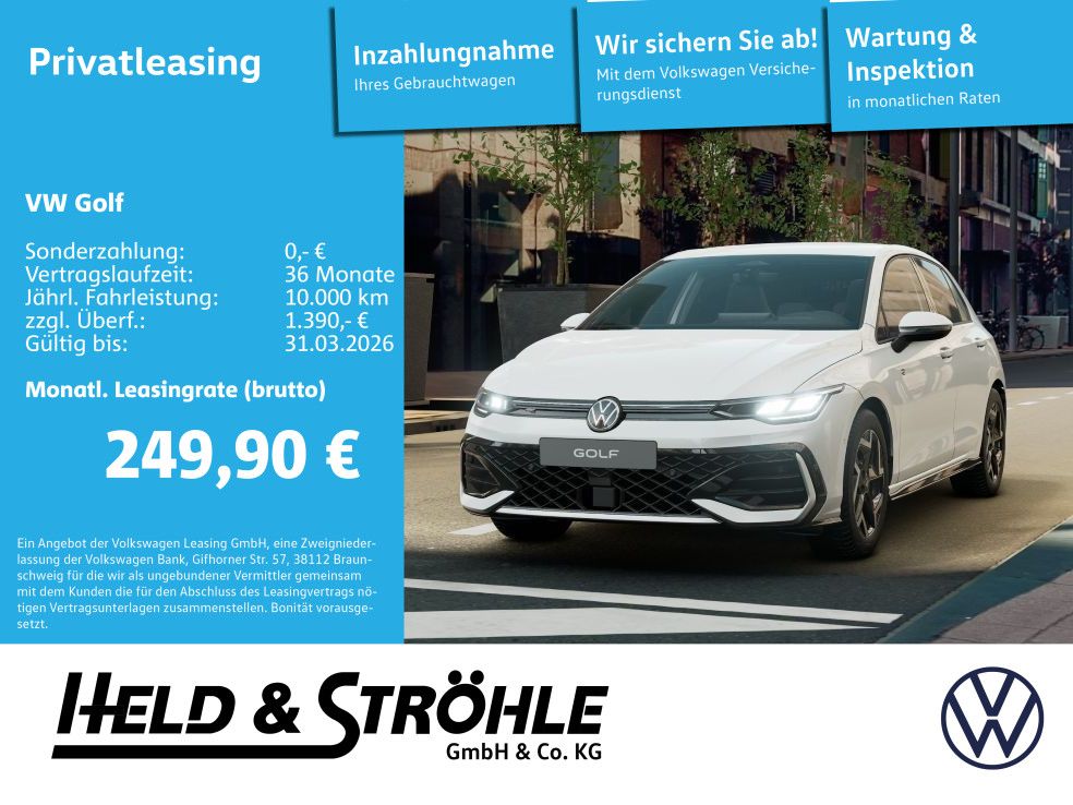 Volkswagen Golf VIII 1.5TSI R-Line Navi / ACC / LED