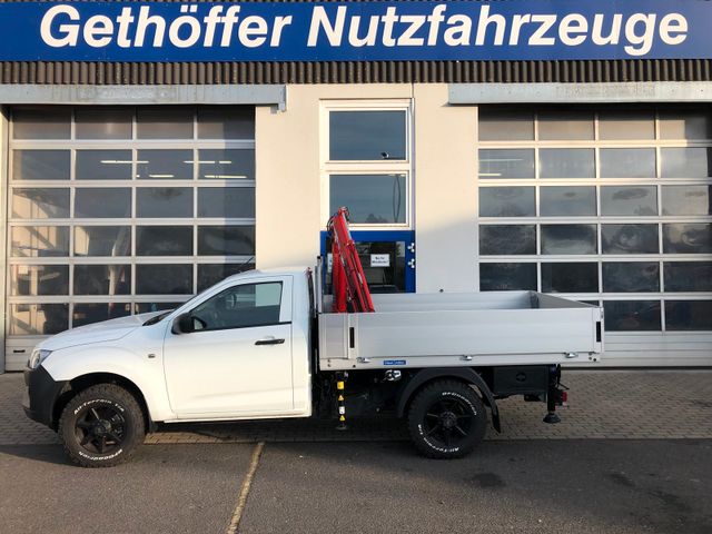 Isuzu D-Max Single Cab 4x4 L + Kran +Pritsche