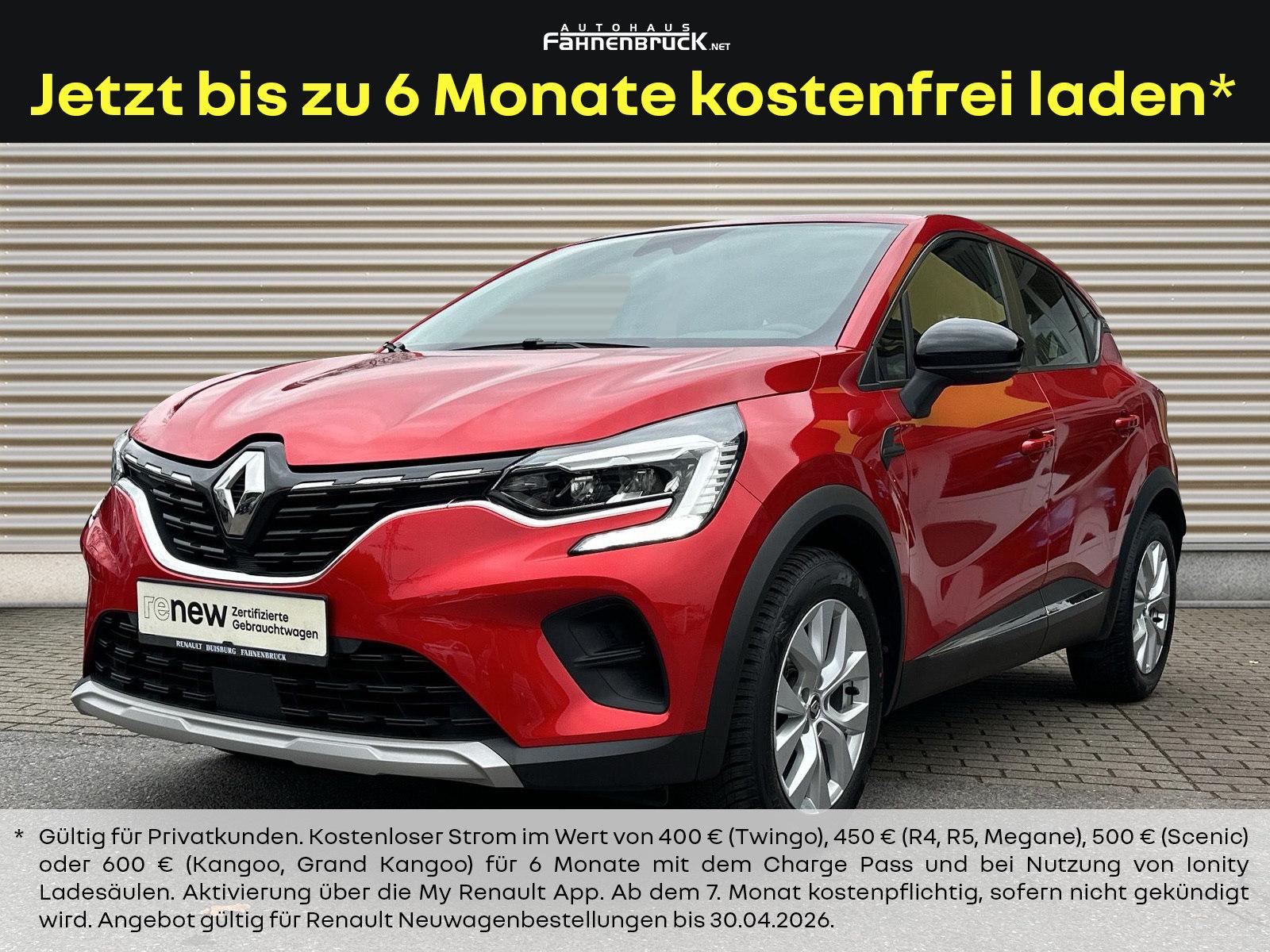 Renault Captur Experience 1.0 TCe 100 Scheckheft Klima