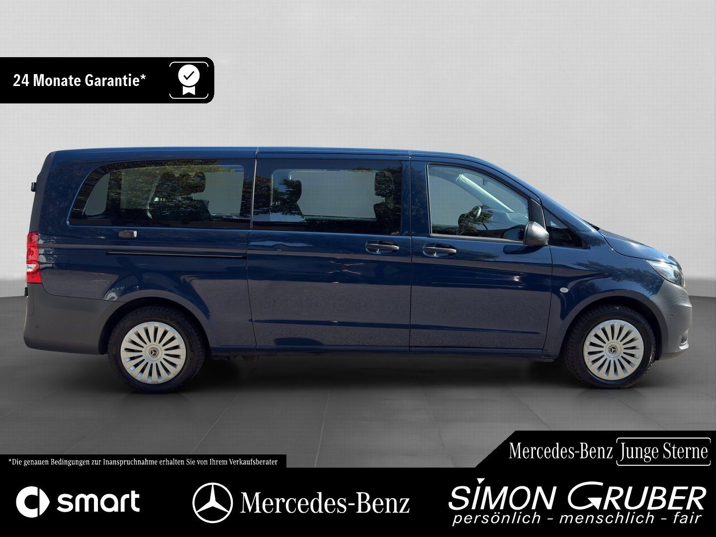 Fahrzeugabbildung Mercedes-Benz Vito 114 Tourer extralang Navi Kamera 8 Sitzer