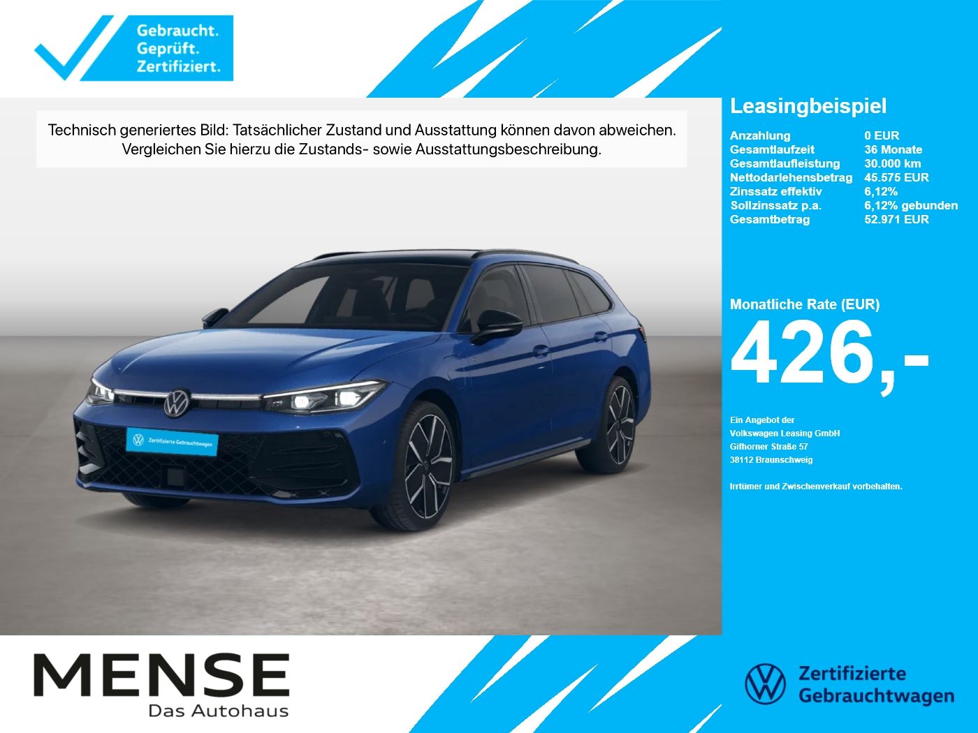 Volkswagen Passat Variant 1.5 eHybrid DSG R-Line IQ.Light