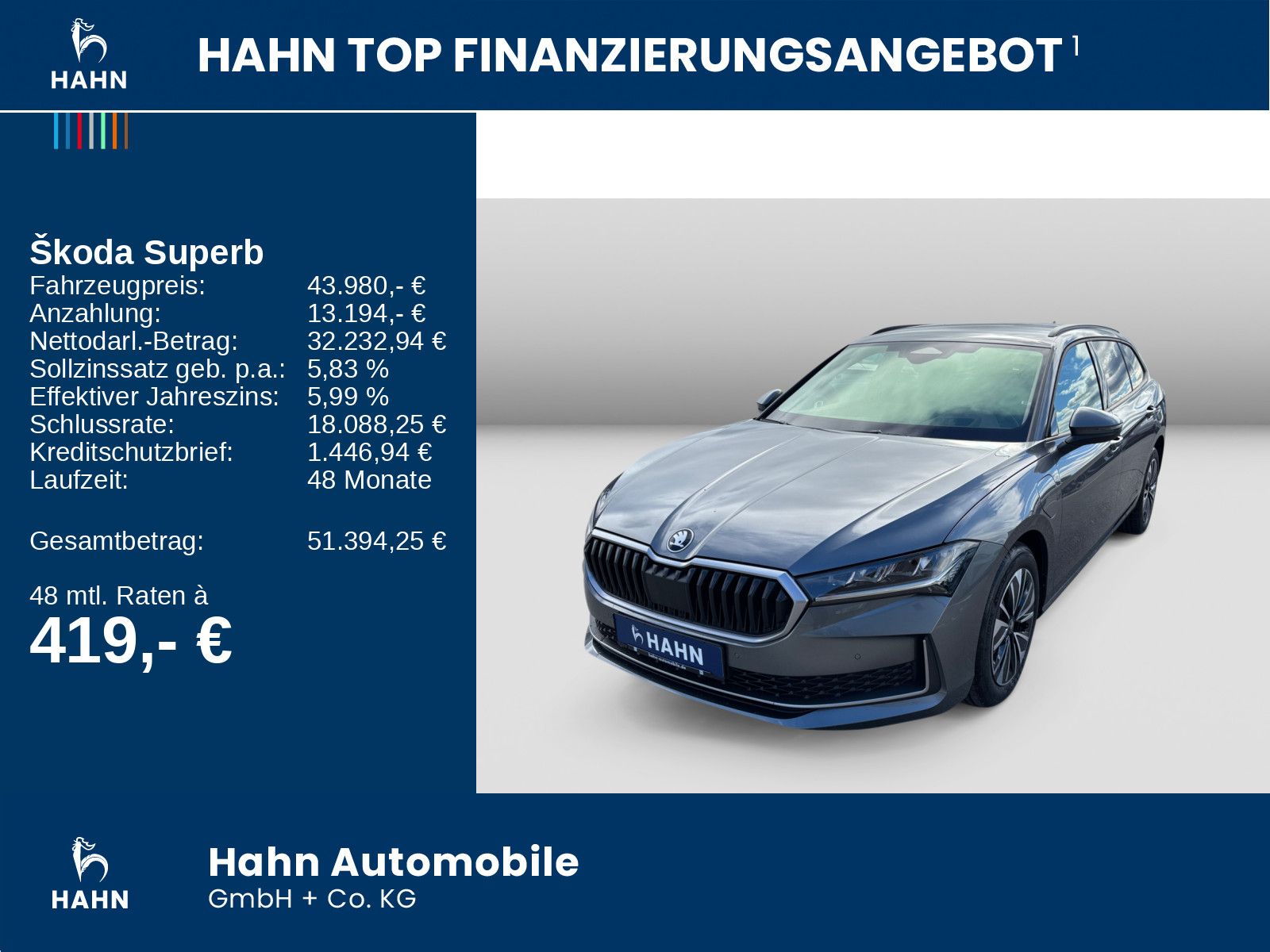 Skoda Superb Combi Selection 1,5TSI IV 204PS DSG Navi  imagem 2