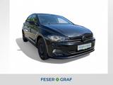 Volkswagen Polo Comfortline 1.0 TSI DSG/Sitzhzg./App-Connec - mit Benzin-Antrieb: Schwarz, Abstandswarner, Limousine