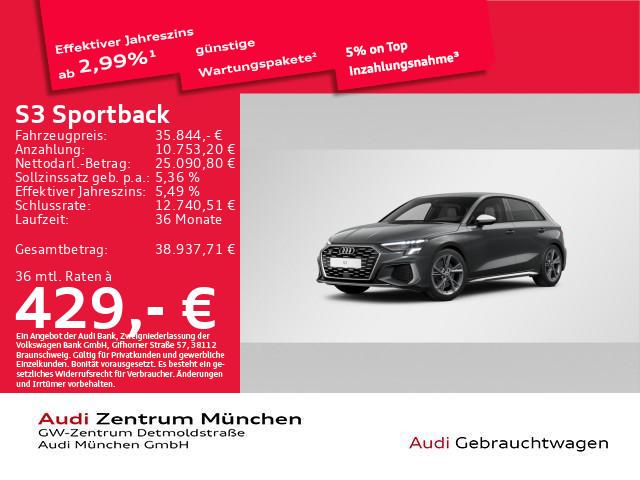 Audi S3 Sportback TFSI S tronic Virtual+/Navi+/Privac