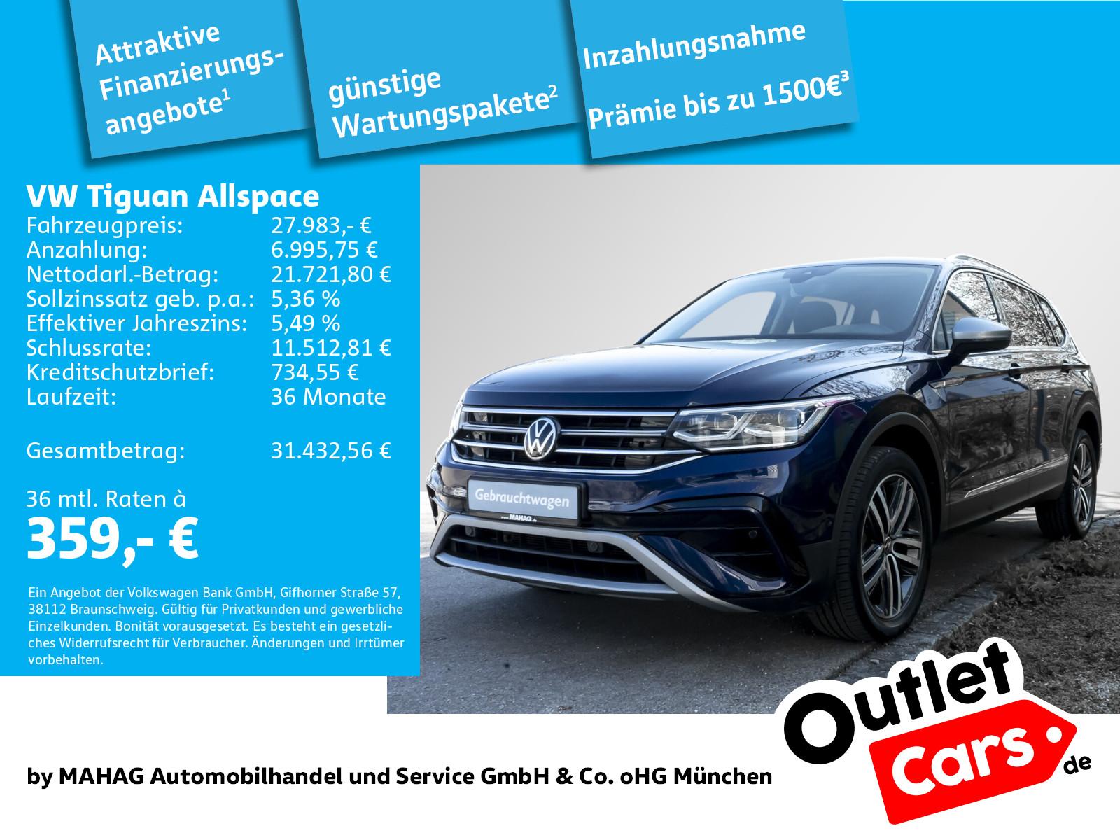 Volkswagen Tiguan Allspace Elegance 4 Mot 2.0 TDI 7 Sitzer