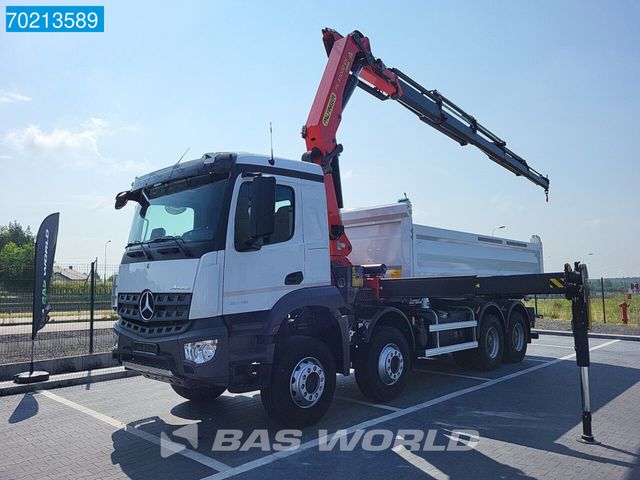 Mercedes-Benz Arocs 3745 8X4 NEW! Palfinger PK33002 Kran Crane