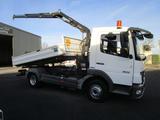 Mercedes-Benz Atego 822K*Kipper+Ladekran+2xAHK+Modell.2014* - Mercedes-Benz 822