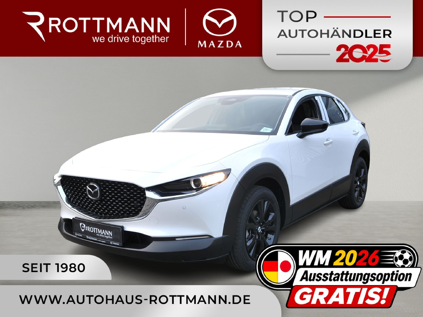 Mazda CX-30 SoMo eSKYACTIV-G 2.5 140ps Homura ACC NAVI
