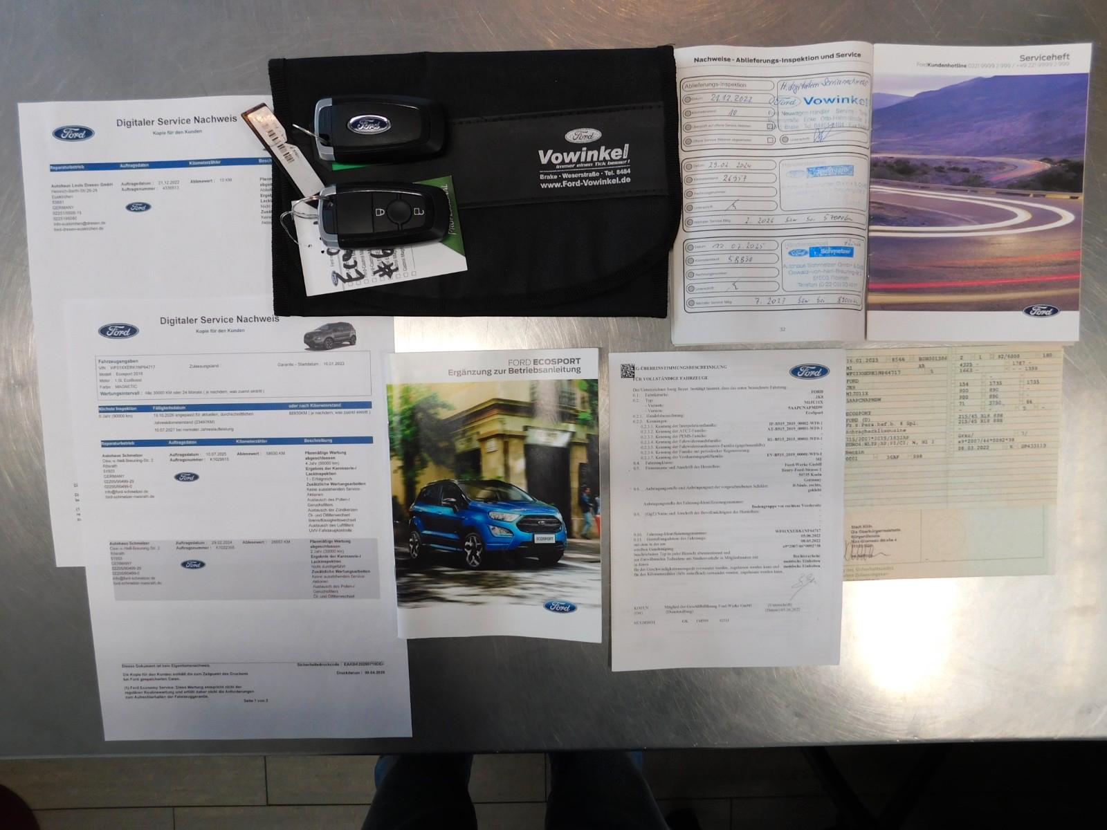 Ford EcoSport 1.5 ST-LINE+18"+Technik-P+B&O+AssPaket, миниатюра 10