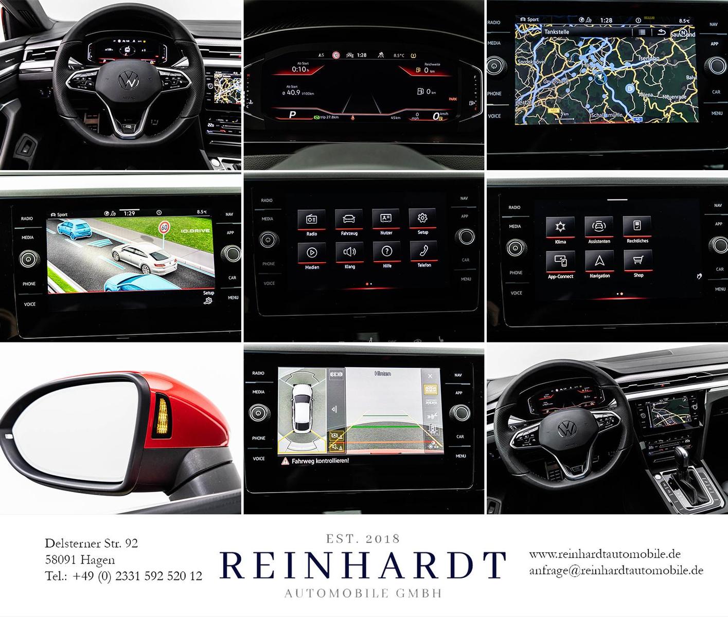 Volkswagen Arteon LIMOUSINE 2.0TSi R LINE 4M ACC/PANO/360°, миниатюра 21