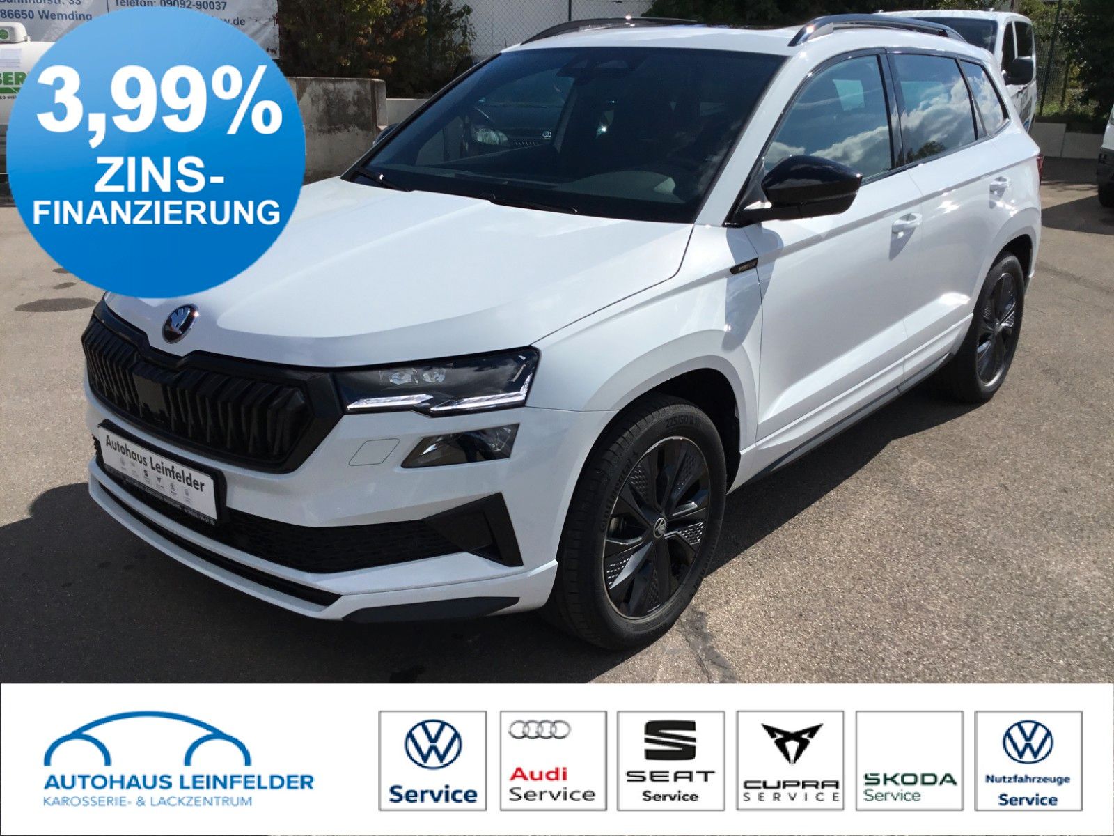 Fahrzeugabbildung SKODA Karoq 2.0l TSI DSG 4x4 Sportline+AHK+Matrix+Pano