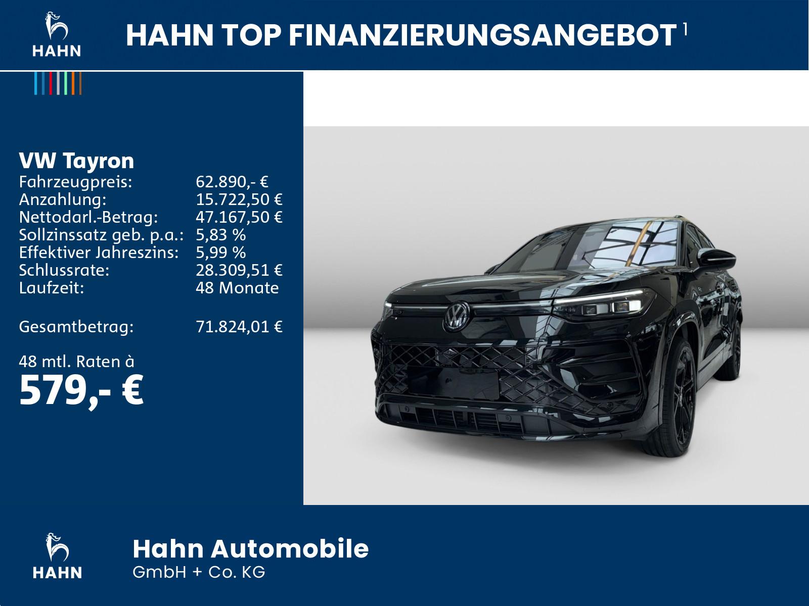 Volkswagen Tayron R-Line 2,0 l TSI 4MOTION 7-Sitzer Pano ST