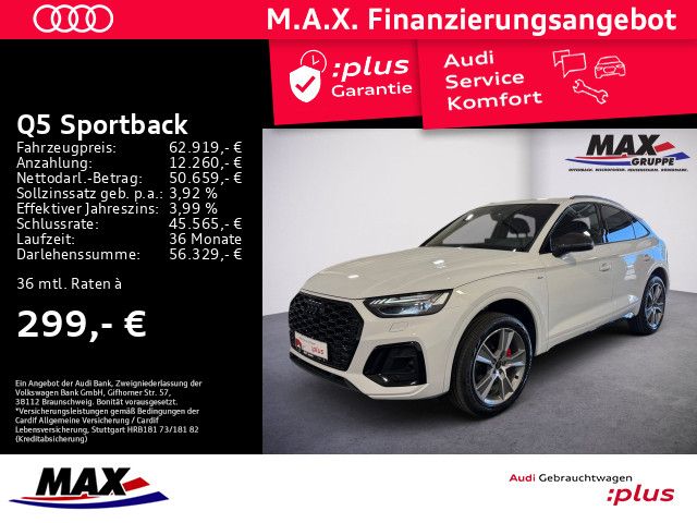 Q5 Sportback 45 TFSI QUAT S LINE MATRIX+AHK+PANO