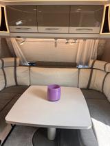 Dethleffs 740 rfk snow - Heckgarage Wohnwagen