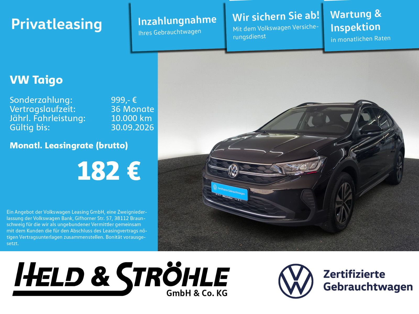 Volkswagen Taigo ENERGY 1.0 TSI AHK LED NAVI PDC SHZ APP foto 1