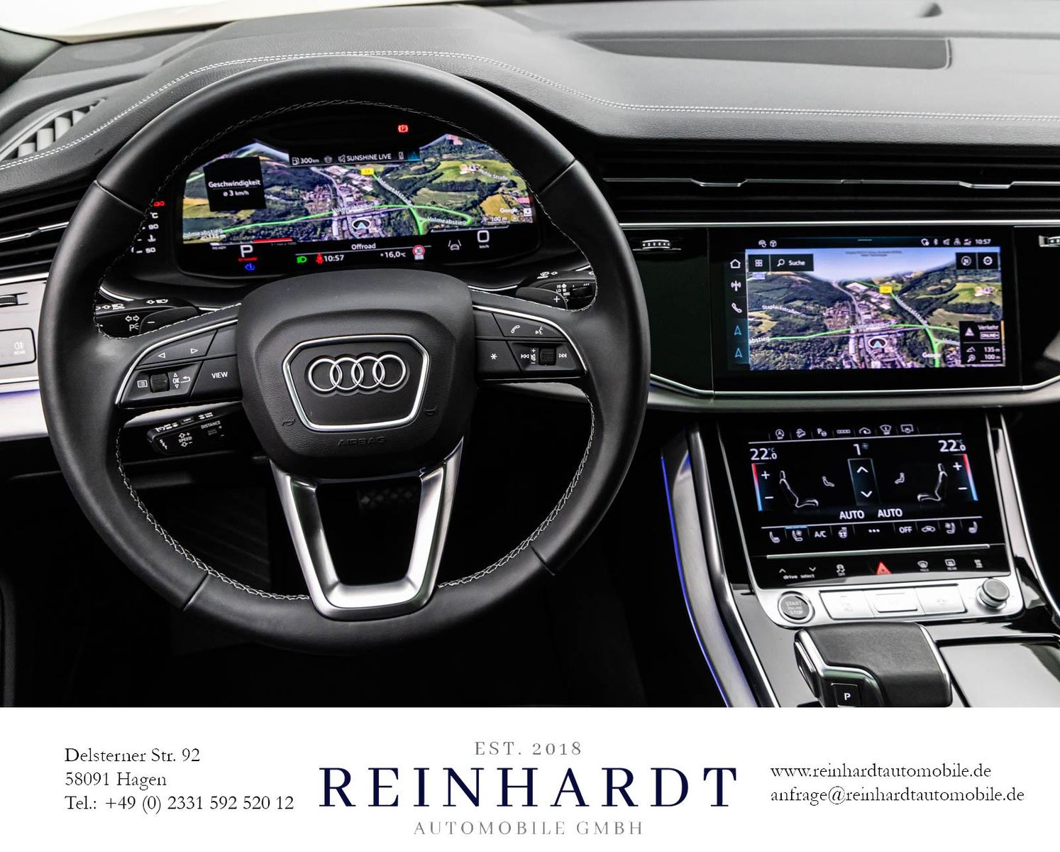 Audi Q8 55TFSi Q S LINE ACC/HuD/PANO/BELÜFT/B&O/360° foto 21